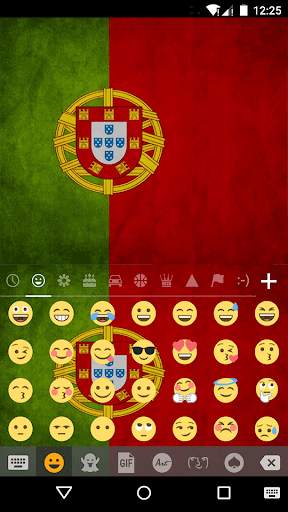Portugal Emoji Keyboard Theme screenshot 2