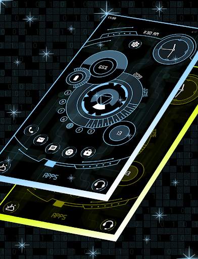 Classy hightech Launcher 2 - App lock, Hide App screenshot 3
