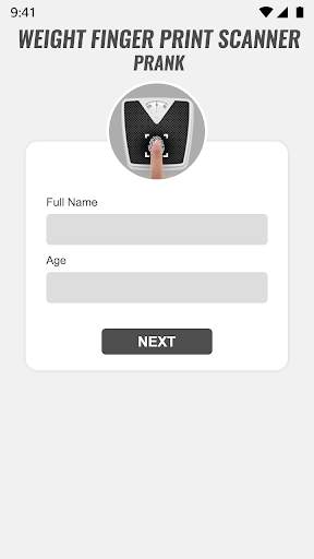 Weight Finger Scanner Prank screenshot 1