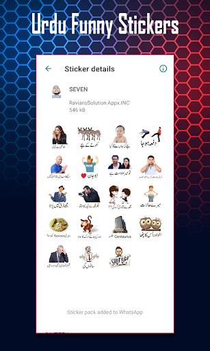 Funny Urdu Stickers For Whatsapp - WAStickerApps screenshot 2