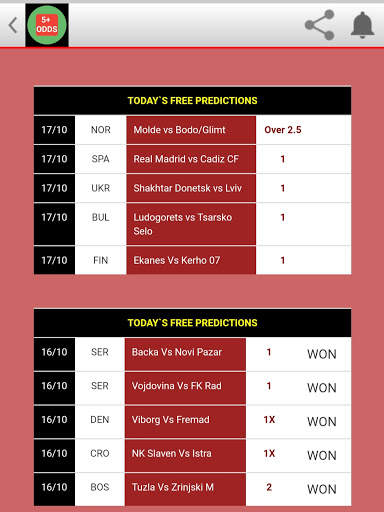 5  BETTING ODDS screenshot 2