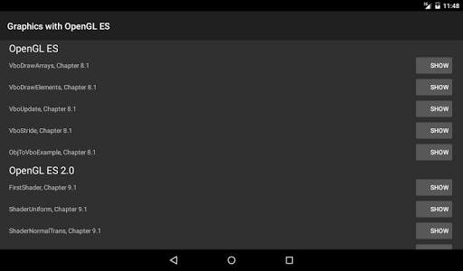 Graphics with OpenGL ES скриншот 6