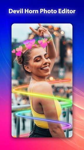 Devil Horn Photo Editor | Neon Horns Devil screenshot 5