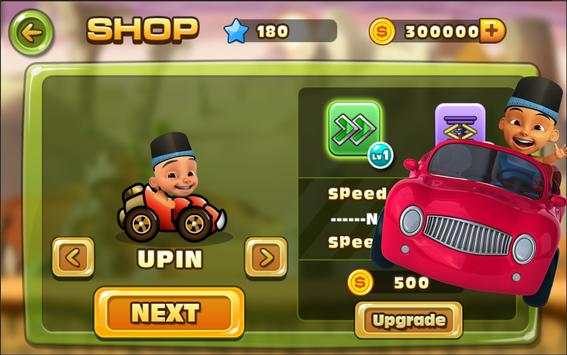 Upin and Pin Balap Mobil screenshot 2