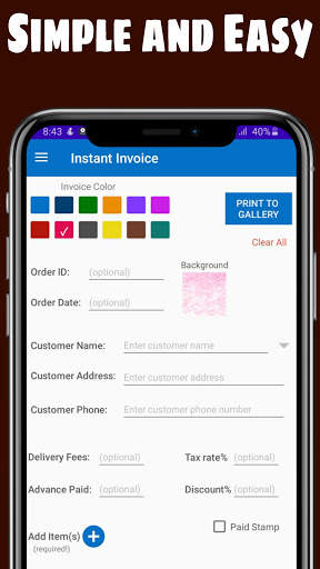 Instant Invoice screenshot 2