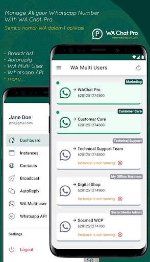 WA Chat Pro - WA Multiuser Broadcast Autoreply API screenshot 2
