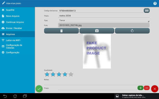 SCANPET NEW - Inventário e código de barras screenshot 13