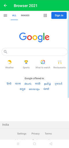 Browser 2021 screenshot 5