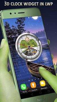 3D Analog Clock Live Wallpapers Free: Clock Widget screenshot 5