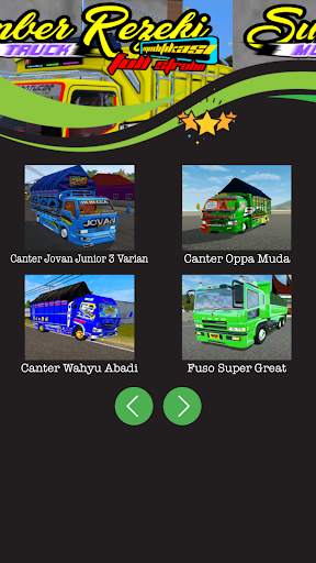 Mod Truck Sumber Rezeki Modifikasi Full Strobo screenshot 5