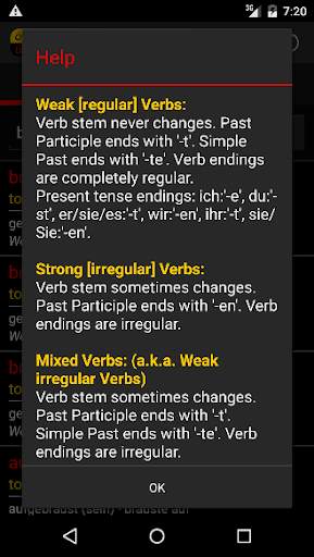 German Verbs screenshot 3
