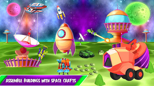 Build a Space City : Construction Game screenshot 3