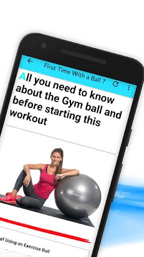 25-Minute Full Body Stability Ball Workout Routine screenshot 3