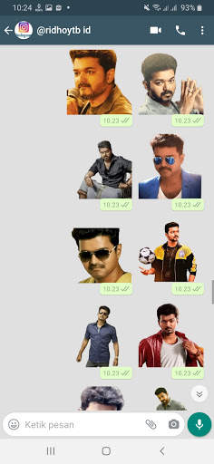 Sticker Wa Thalapathy Vijay WAStickerApps screenshot 4