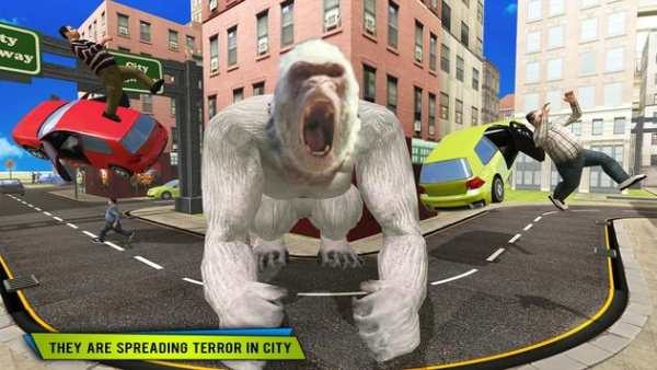 Angry Gorilla Rampage Attack Beast City Smasher screenshot 2