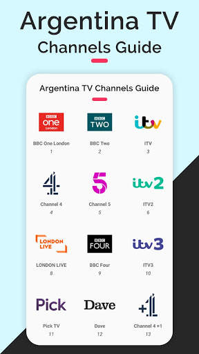 Argentina TV Schedules -Live TV All Channels Guide screenshot 4