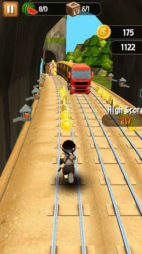 Subway Ninja Surf Run - Escape The Jungle Temple 2 screenshot 1