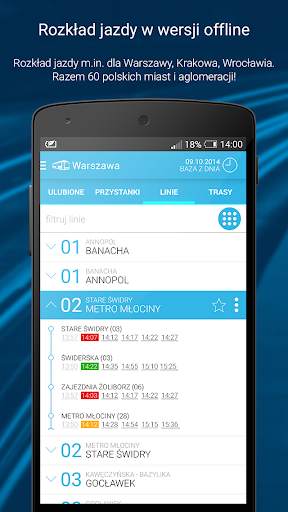 Transportoid  - public transport in Poland screenshot 1