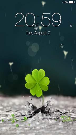 Galaxy rainy lockscreen screenshot 8