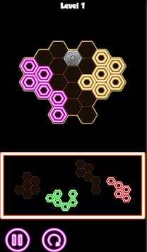 Hexa Block Puzzle King! screenshot 1