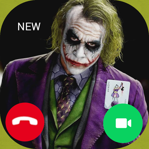 Joker Call Me! Fake Video Call &amp; Wallpaper icon