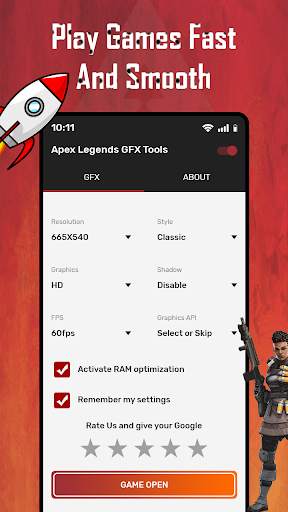 GFX for Apex Legends Mobile screenshot 1