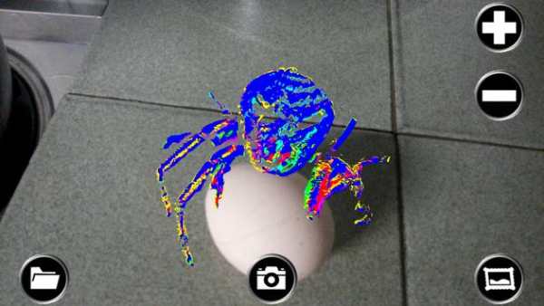 Glow Photo Spider Camera screenshot 3