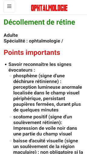 Ophtalmologie screenshot 4