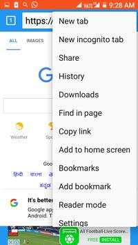 Indian Fast Browser screenshot 3