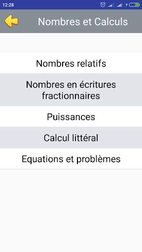 cours de maths 4ème screenshot 2