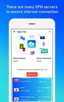 Hyper VPN - VPN Gratis dengan Fitur Premium screenshot 2