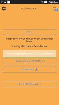 AllDownloader - Download Music, Vid, Pic with Link screenshot 1