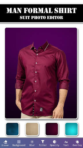 Man Formal Shirt Suit Photo Editor screenshot 5