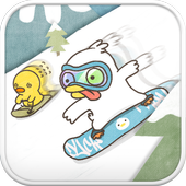 Duck ski go launcher theme icon