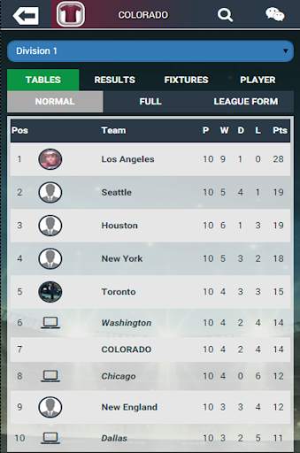 Soccer Manager Worlds screenshot 3