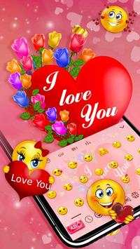 Romantic Heart Keyboard screenshot 3