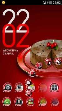 Next Launcher Theme RedLi screenshot 2