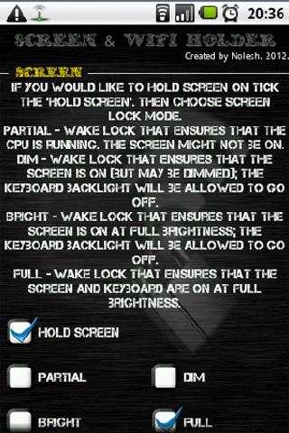 Screen & WiFi Holder screenshot 1