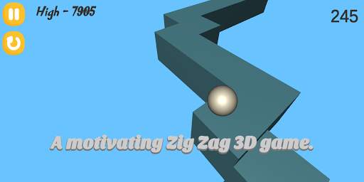 Zig Zag Rainbow 3D - Meditation Game screenshot 1