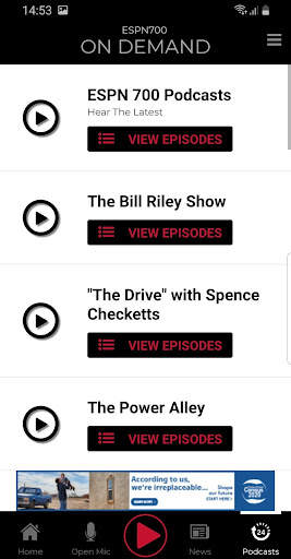 ESPN 700 Radio screenshot 5
