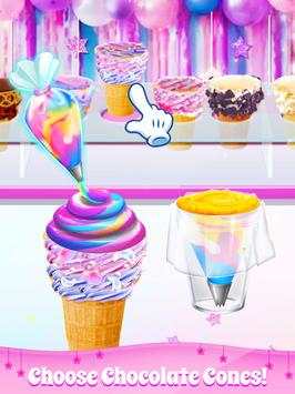 Unicorn Cupcake Cones - Cooking Games for Girls screenshot 5