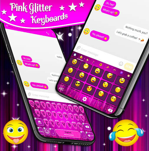Glitter Diamond Keyboard 💎 Fancy Shine Themes screenshot 1