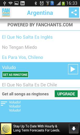 Argentina World Cup 2014 Songs screenshot 3
