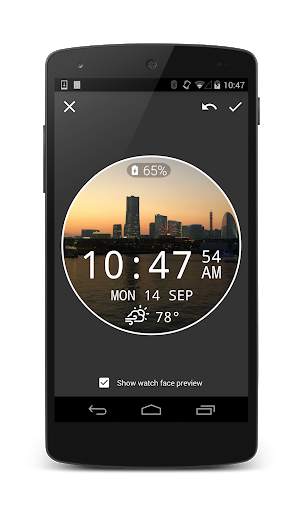 Universal Wallpaper Watch Face screenshot 7