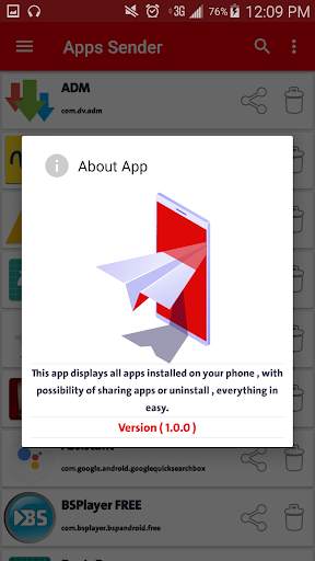Apps Sender screenshot 3