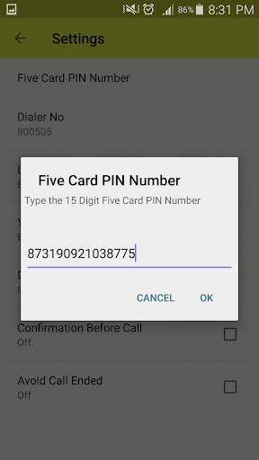 Five Card Dialer screenshot 4