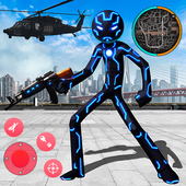 Venom Iron Stickman Rope Hero Gangstar Crime icon