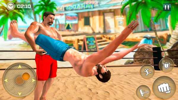 Beach Wrestling Revolution: 3D New Fighting Game screenshot 1