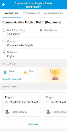 P.R Institute of English screenshot 4