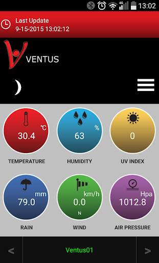 Ventus BT Weather Station скриншот 1